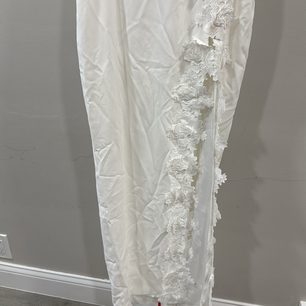 SAU LEE Florence Dress in White - Picture 7 of 16